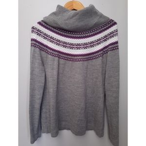 ✨3/$15 George | Cozy Gray Cowl Neck Sweater